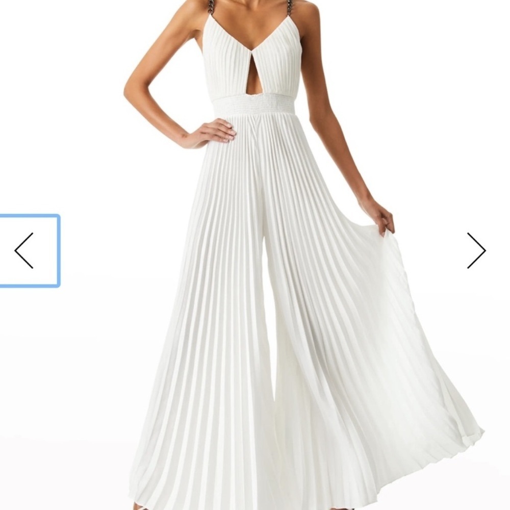 Alice & Olivia Gloria Chain Strap Jumpsuit - Picture 17 of 17